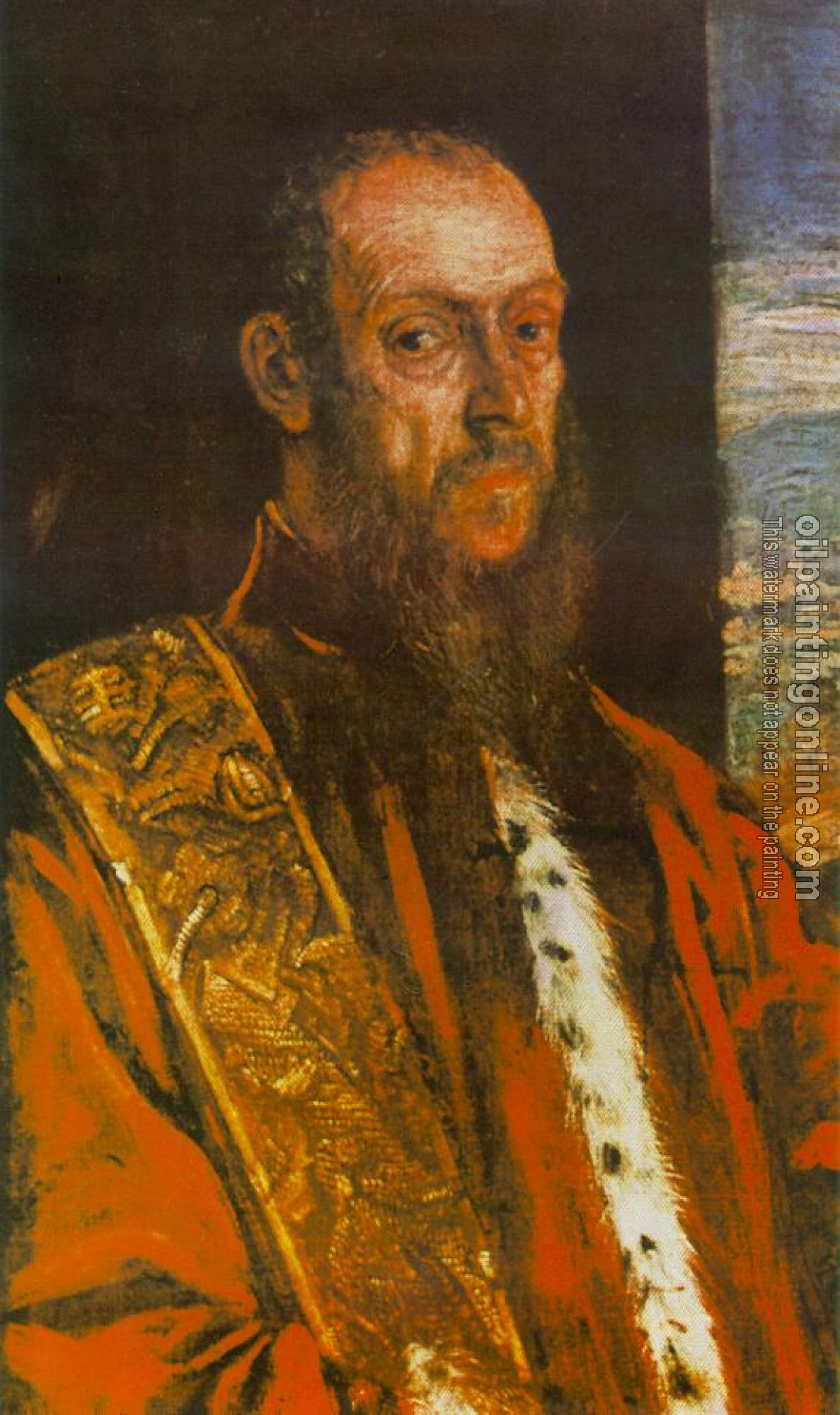 Jacopo Robusti Tintoretto - Portrait of Vincenzo Morosini